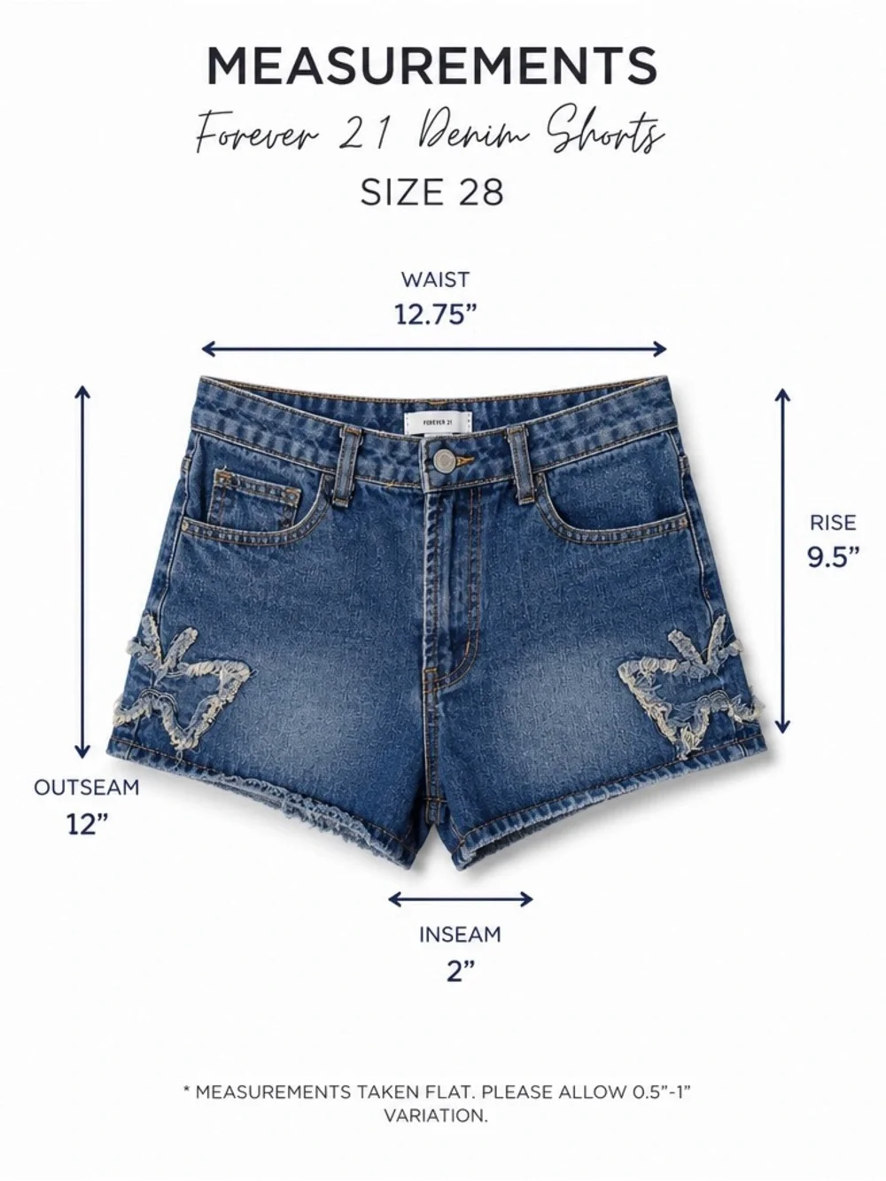 Distressed Denim Cutoff Jean Shorts Boho Chic Frayed Western Festival Y2K, Sz 28